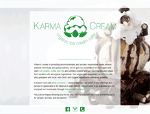 Tablet Screenshot of karmacream.com